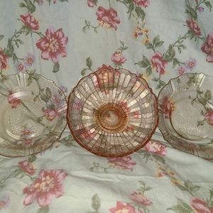 Pink Depression Glass